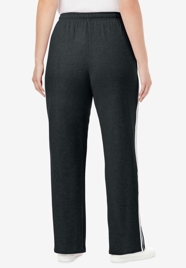 Better-Fleece Side-Stripe Pull-On Sweatpants image number 1
