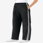 Better-Fleece Side-Stripe Pull-On Sweatpants image number null