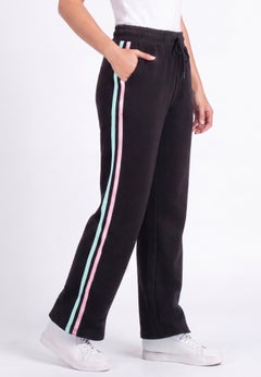 Better-Fleece Side-Stripe Pull-On Sweatpants