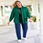 Two-Piece Flannel Shirt and Tee image number null