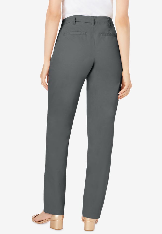 Stretch Cotton Chino Straight Leg Pant image number 1