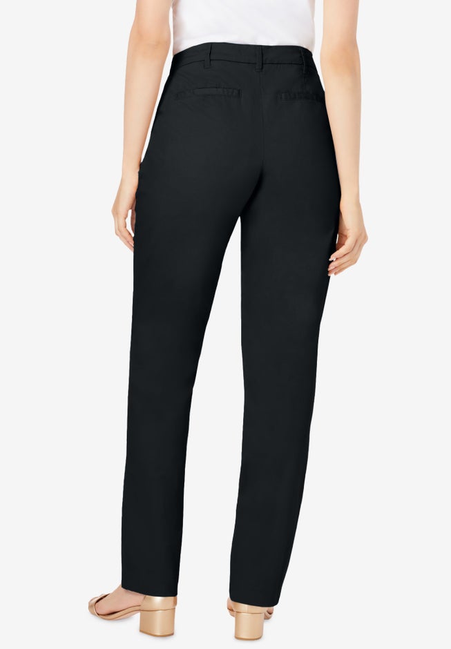 Stretch Cotton Chino Straight Leg Pant image number 1