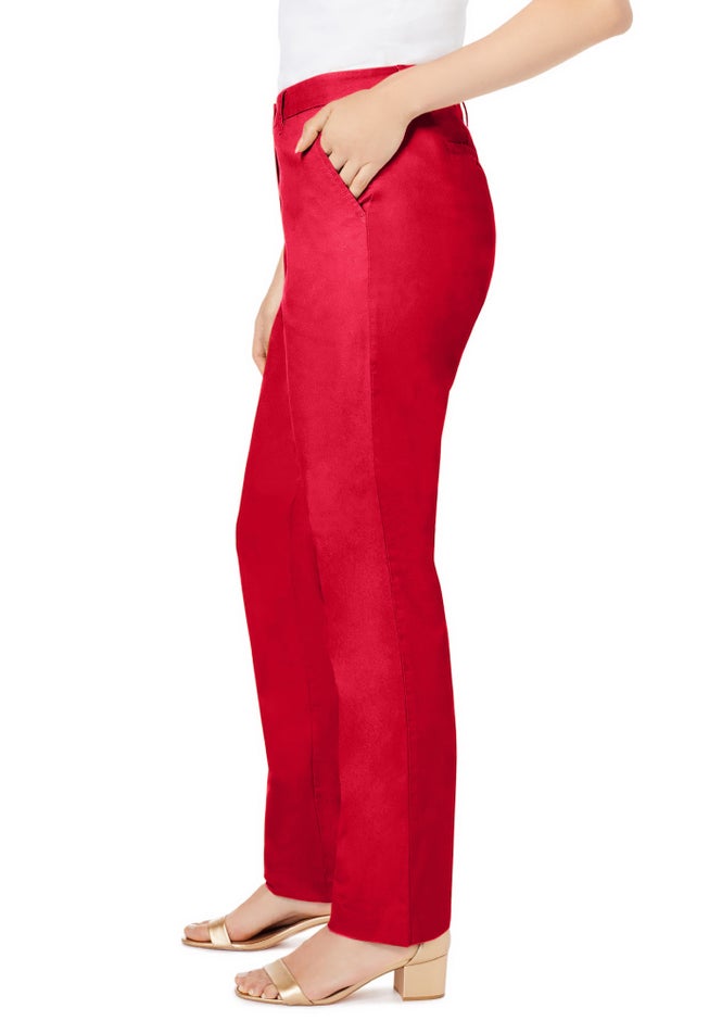 Stretch Cotton Chino Straight Leg Pant image number 2