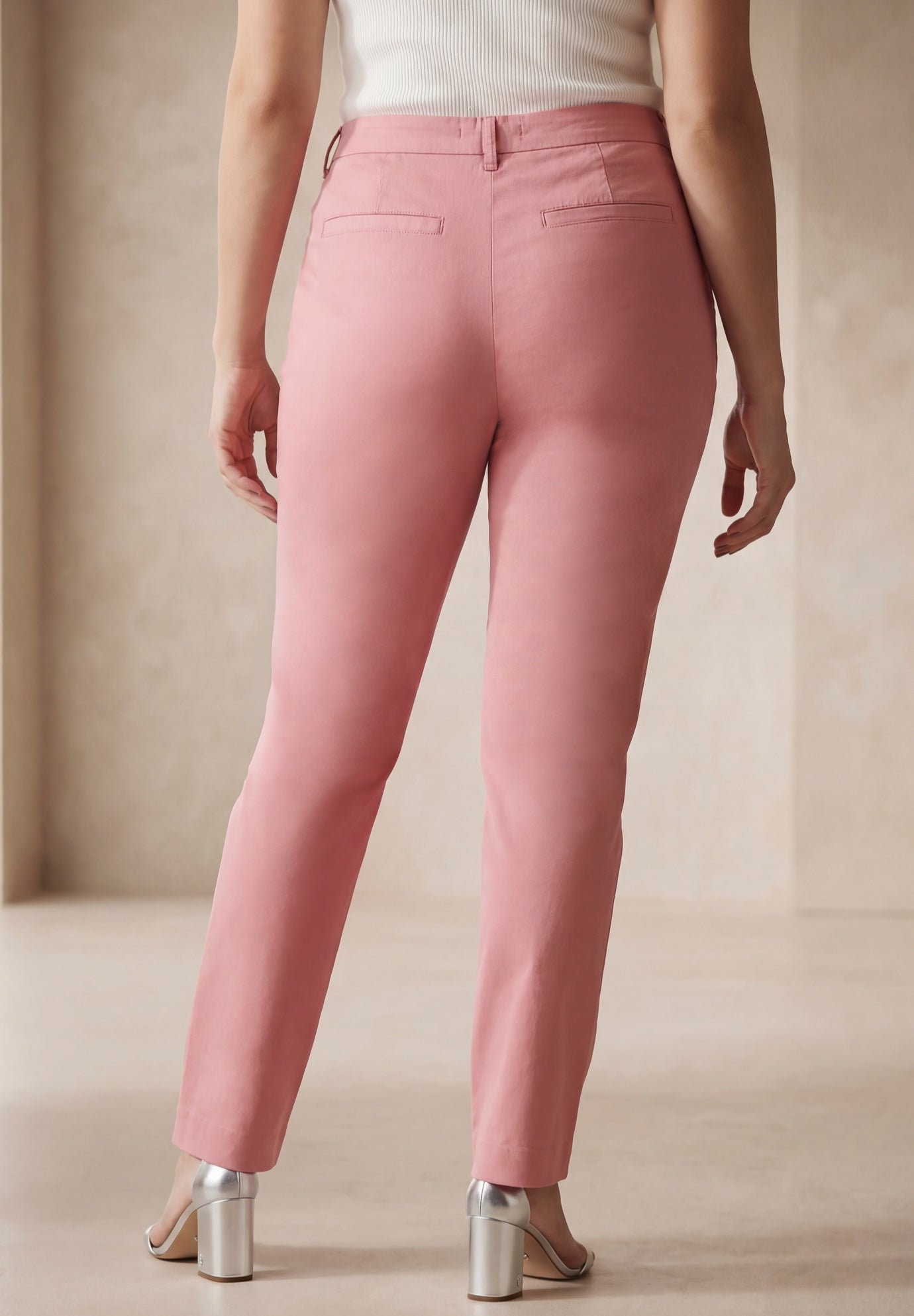 Stretch Cotton Chino Straight-Leg Pant image number 1