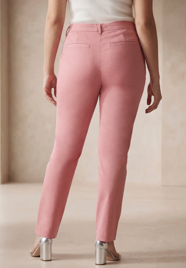 Stretch Cotton Chino Straight-Leg Pant image number 1