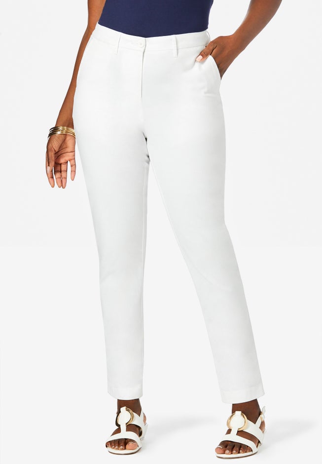 Stretch Cotton Chino Straight Leg Pant image number 0