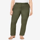 Stretch Cotton Chino Straight Leg Pant image number null
