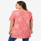 Perfect Printed Short-Sleeve Boatneck Tunic image number null