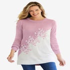 Snowflake Jacquard Pullover Sweater image number null