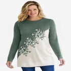 Holiday Snowflake Jacquard Sweater image number null