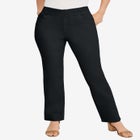 Comfort Waist Stretch Denim Straight Leg Jean image number null