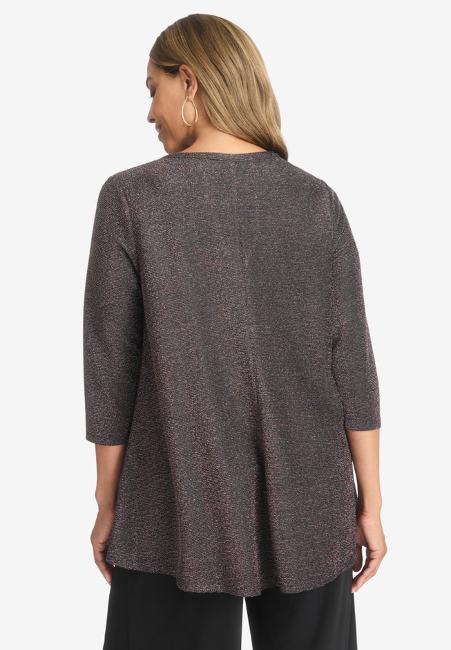 Keyhole Shimmer Tunic image number null