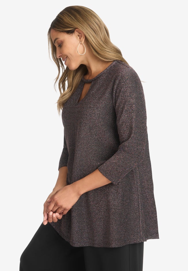 Keyhole Shimmer Tunic image number null