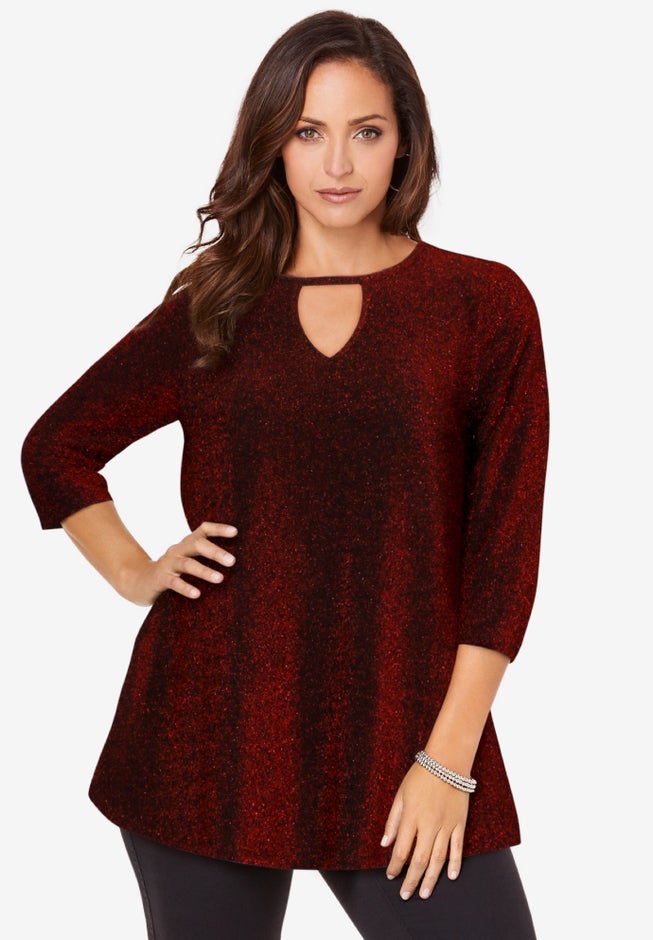 Keyhole Shimmer Tunic image number null