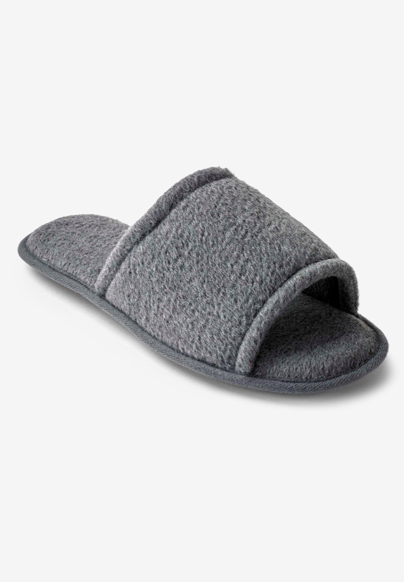Fleece lined slide slipper image number 0