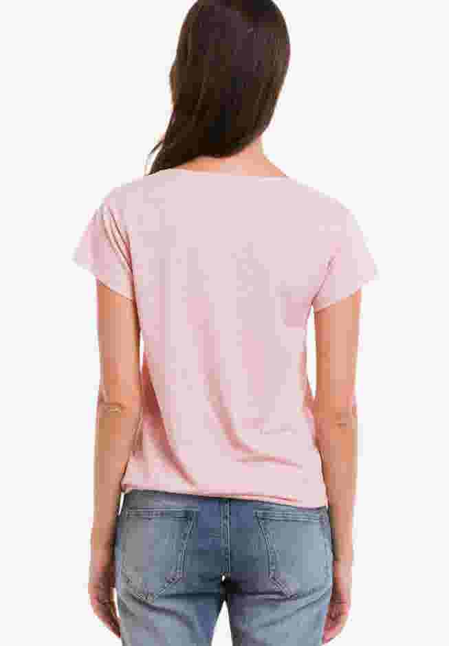 Graphic Scoop Neck Tee image number 1