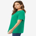 Perfect Short-Sleeve Crewneck Tee image number null