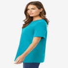 Perfect Short-Sleeve Crewneck Tee image number null