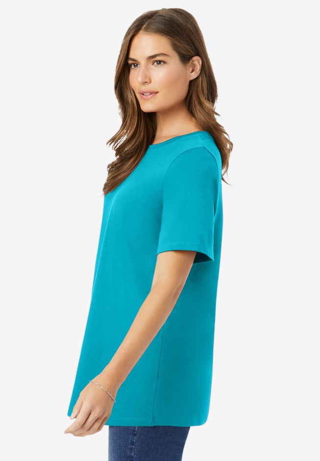 Perfect Short-Sleeve Crewneck Tee image number 2