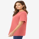 Perfect Short-Sleeve Crewneck Tee image number null