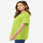 Perfect Short-Sleeve Crewneck Tee image number null
