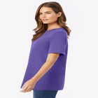 Perfect Short-Sleeve Crewneck Tee image number null