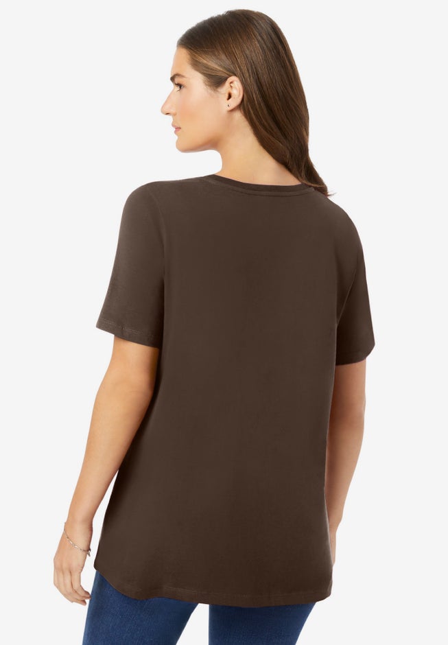 Perfect Short-Sleeve Crewneck Tee image number 1