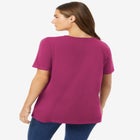 Perfect Short-Sleeve Crewneck Tee image number null