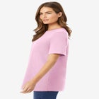 Perfect Short-Sleeve Crewneck Tee image number null