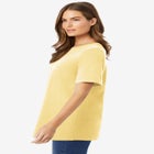 Perfect Short-Sleeve Crewneck Tee image number null