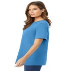 Perfect Short-Sleeve Crewneck Tee image number null