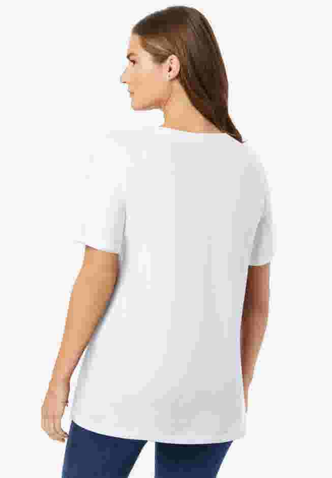 Perfect Short-Sleeve Crewneck Tee image number 1