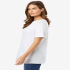 Perfect Short-Sleeve Crewneck Tee image number null