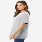 Perfect Short-Sleeve Crewneck Tee image number null
