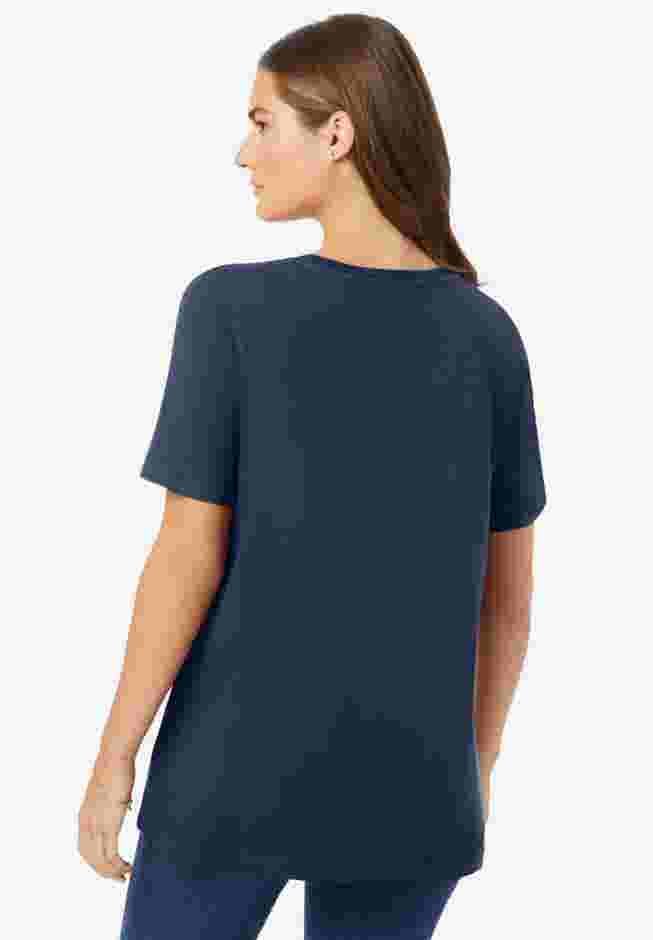 Perfect Short-Sleeve Crewneck Tee image number 1