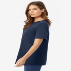 Perfect Short-Sleeve Crewneck Tee image number null