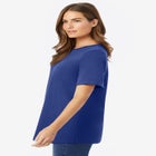 Perfect Short-Sleeve Crewneck Tee image number null