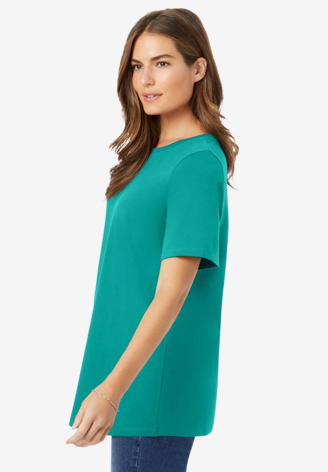 Perfect Short-Sleeve Crewneck Tee image number 2