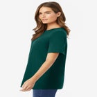 Perfect Short-Sleeve Crewneck Tee image number null