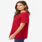 Perfect Short-Sleeve Crewneck Tee image number null