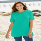 Perfect Short-Sleeve Crewneck Tee image number null