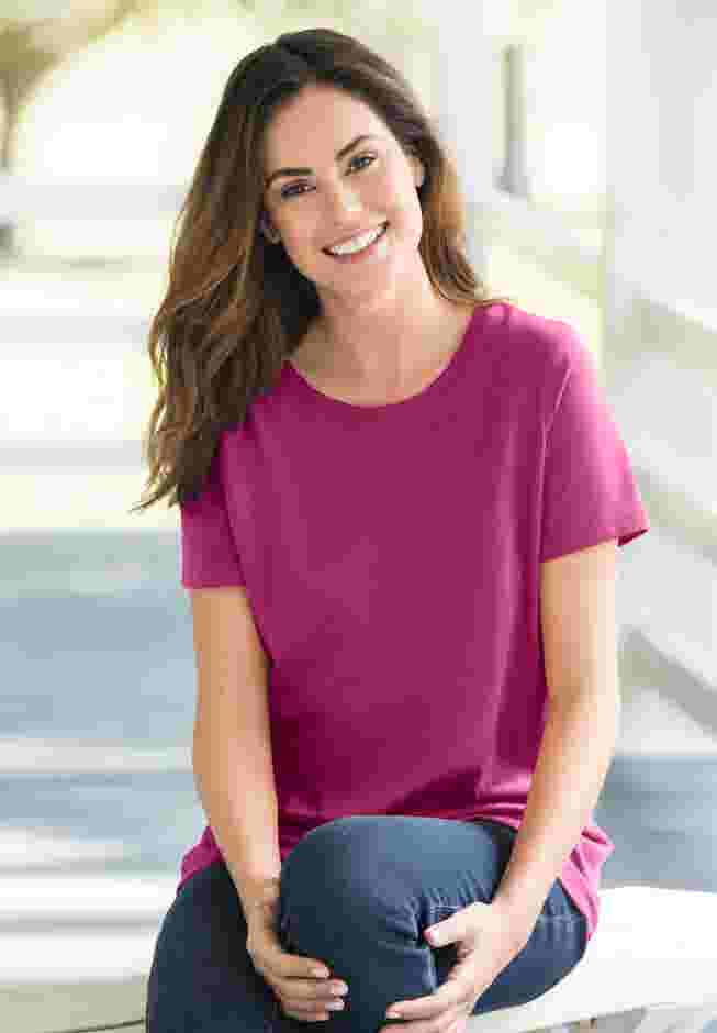 Perfect Short-Sleeve Crewneck Tee image number 0