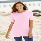 Perfect Short-Sleeve Crewneck Tee image number null