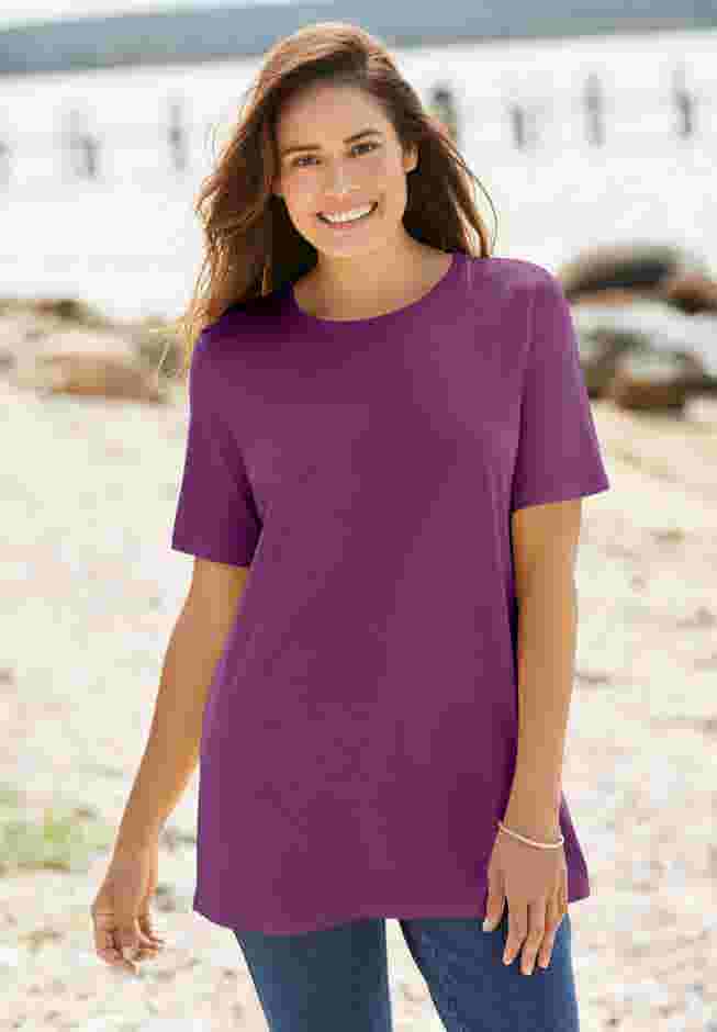 Perfect Short-Sleeve Crewneck Tee image number 0