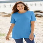 Perfect Short-Sleeve Crewneck Tee image number null