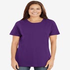 Perfect Short-Sleeve Crewneck Cotton Tee image number 0
