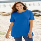 Perfect Short-Sleeve Crewneck Tee image number null