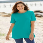 Perfect Short-Sleeve Crewneck Tee image number null