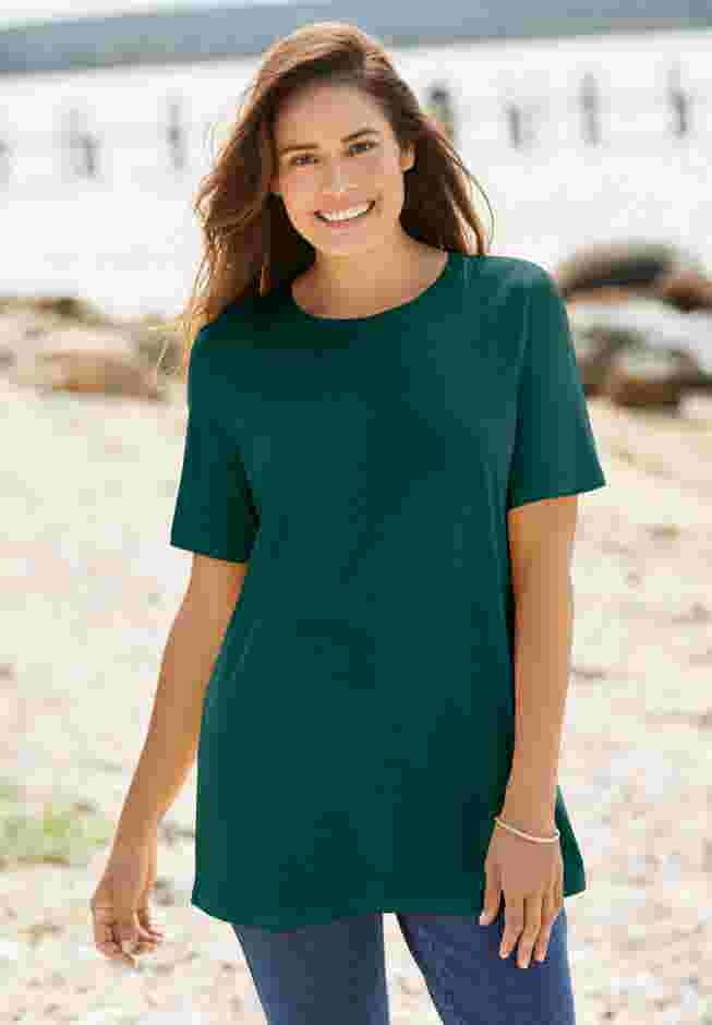 Perfect Short-Sleeve Crewneck Tee image number 0