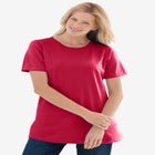 Perfect Short-Sleeve Crewneck Tee image number null